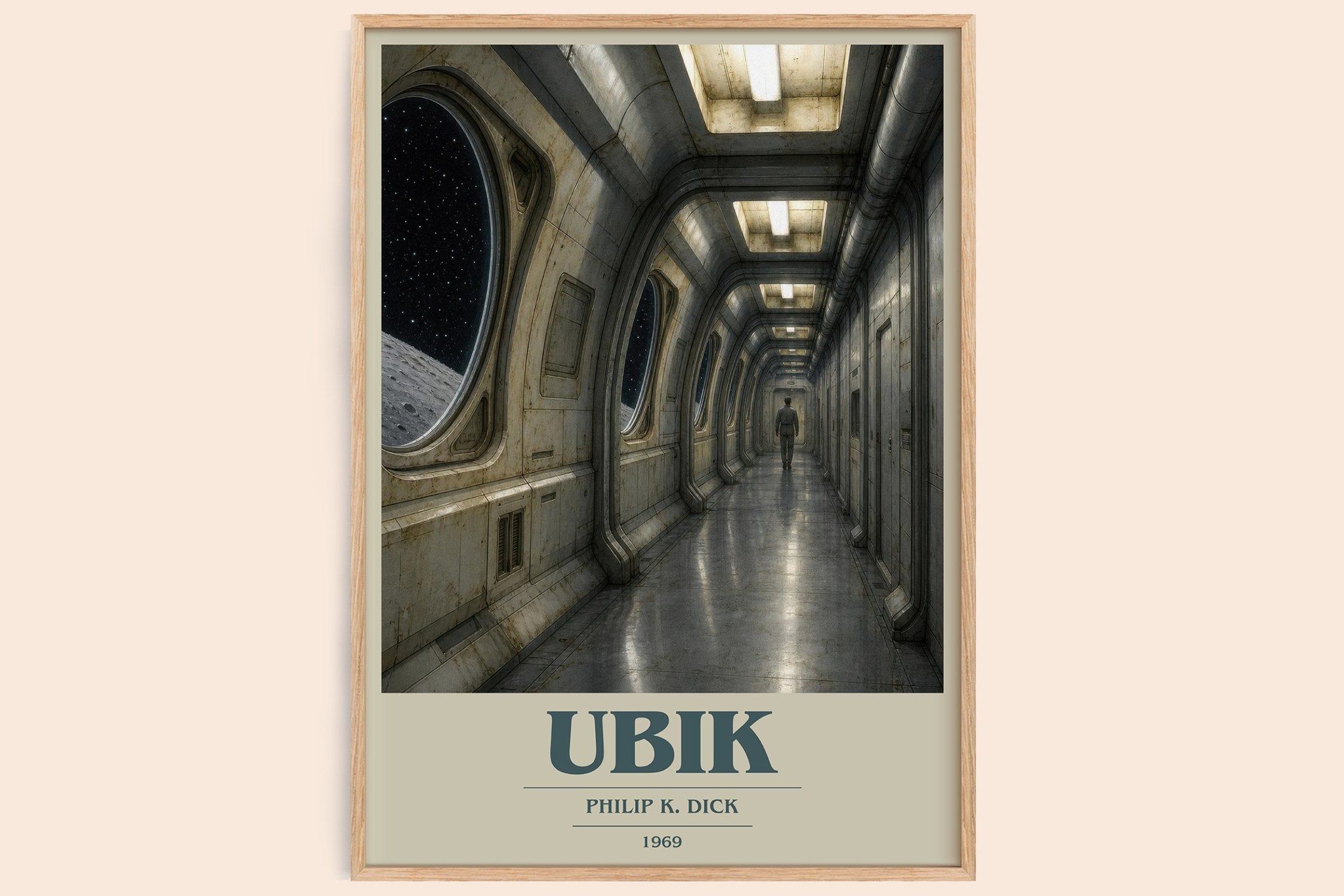 Ubik Book Cover Poster by Philip K. Dick