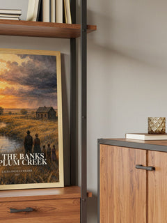 On the Banks of Plum Creek book watercolour illustration paper finish options – matte satin gloss