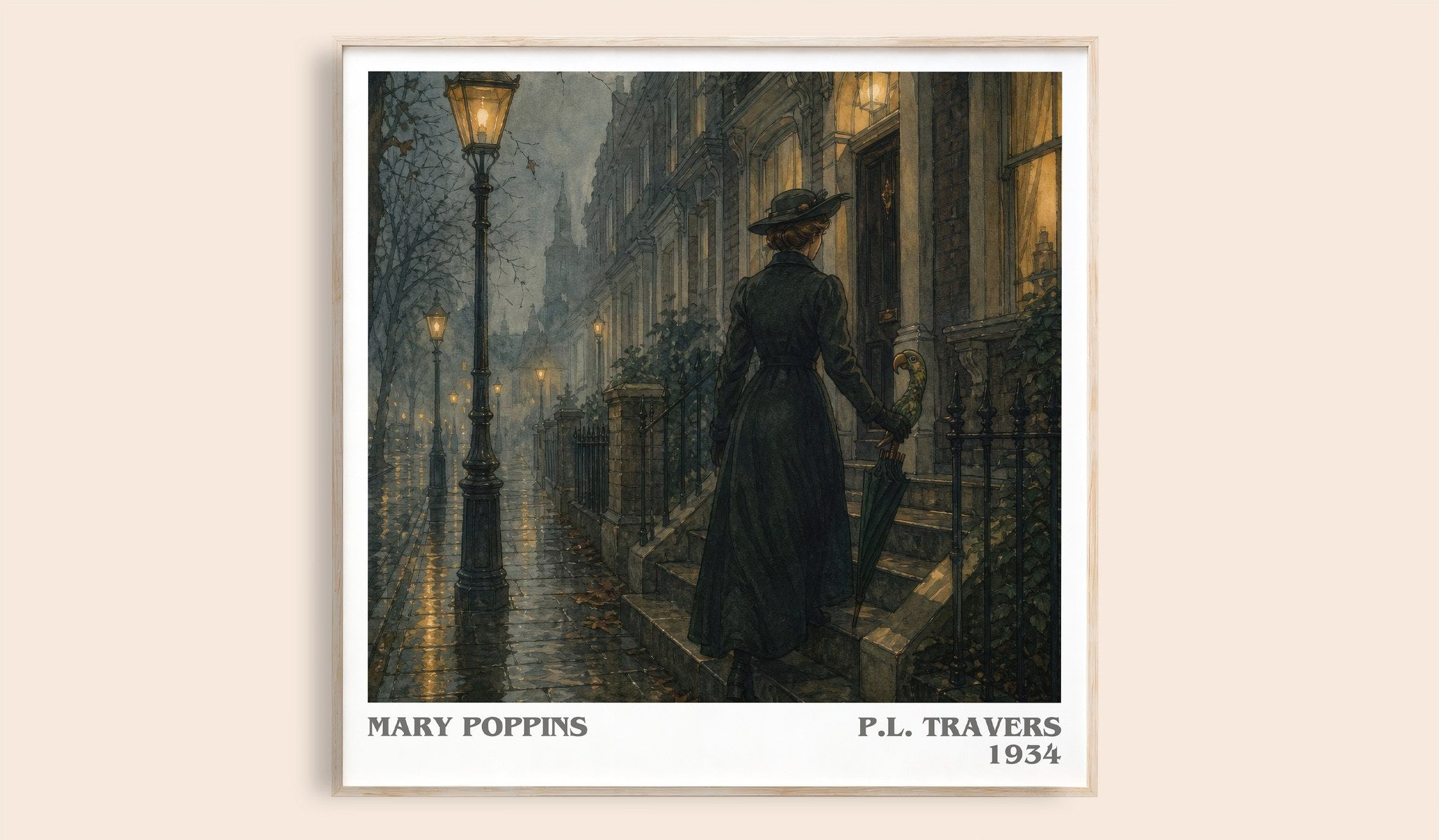 Mary Poppins Literary Art Print by P.L. Travers