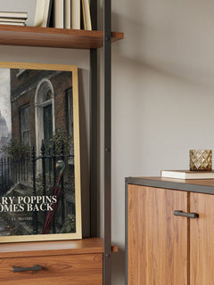 Mary Poppins Comes Back book watercolour illustration paper finish options – matte satin gloss