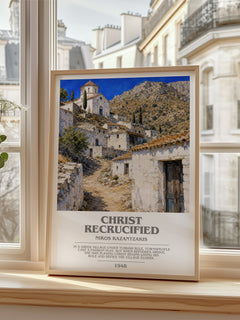 Christ Recrucified bookish poster colour and style options – Nikos Kazantzakis book art
