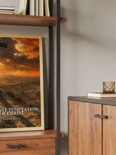 The Last Temptation of Christ book watercolour illustration paper finish options – matte satin gloss