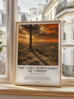 The Last Temptation of Christ bookish poster colour and style options – Nikos Kazantzakis book art