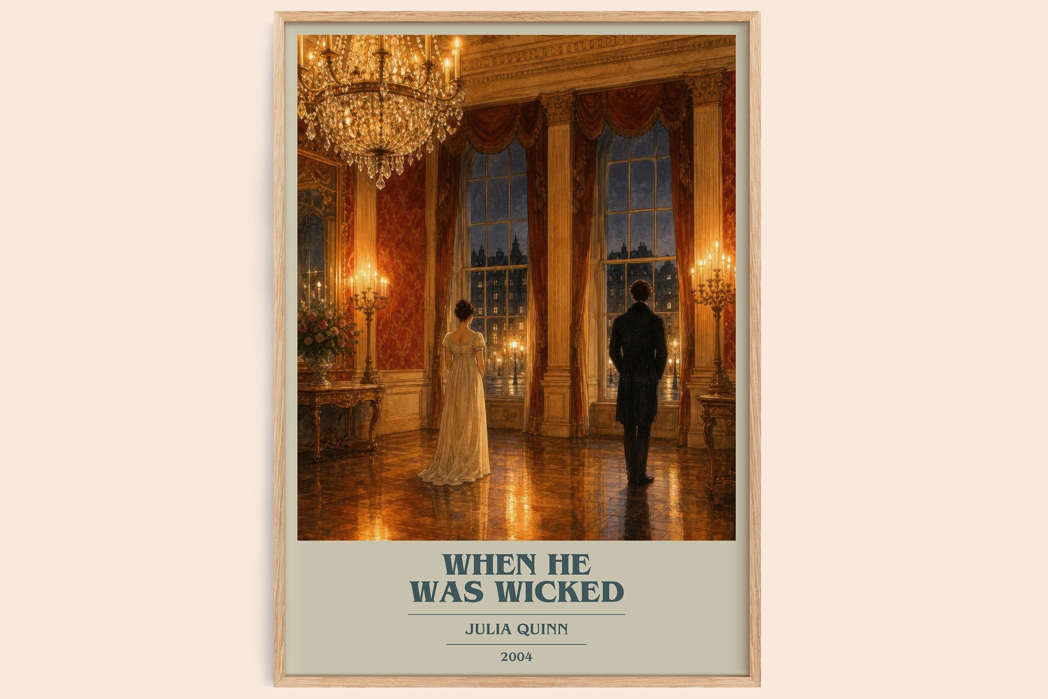 When He Was Wicked Book Cover Poster by Julia Quinn