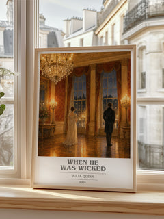 When He Was Wicked book cover poster colour and style options – Julia Quinn book art