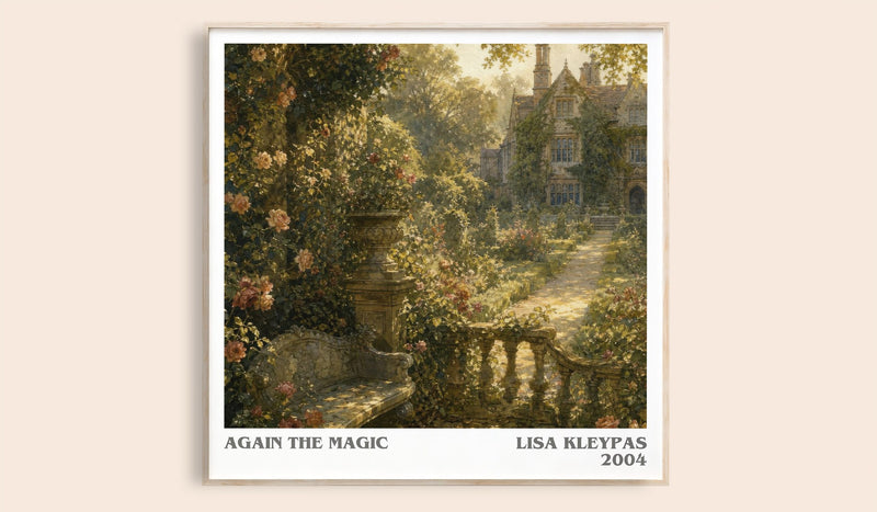 Again the Magic Literary Art Print by Lisa Kleypas (Square style)