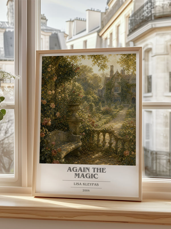 Again the Magic book cover poster colour and style options – Lisa Kleypas book art