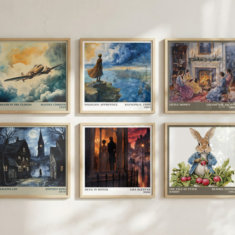 Devil in Winter literary art print colour and style options – Lisa Kleypas book art