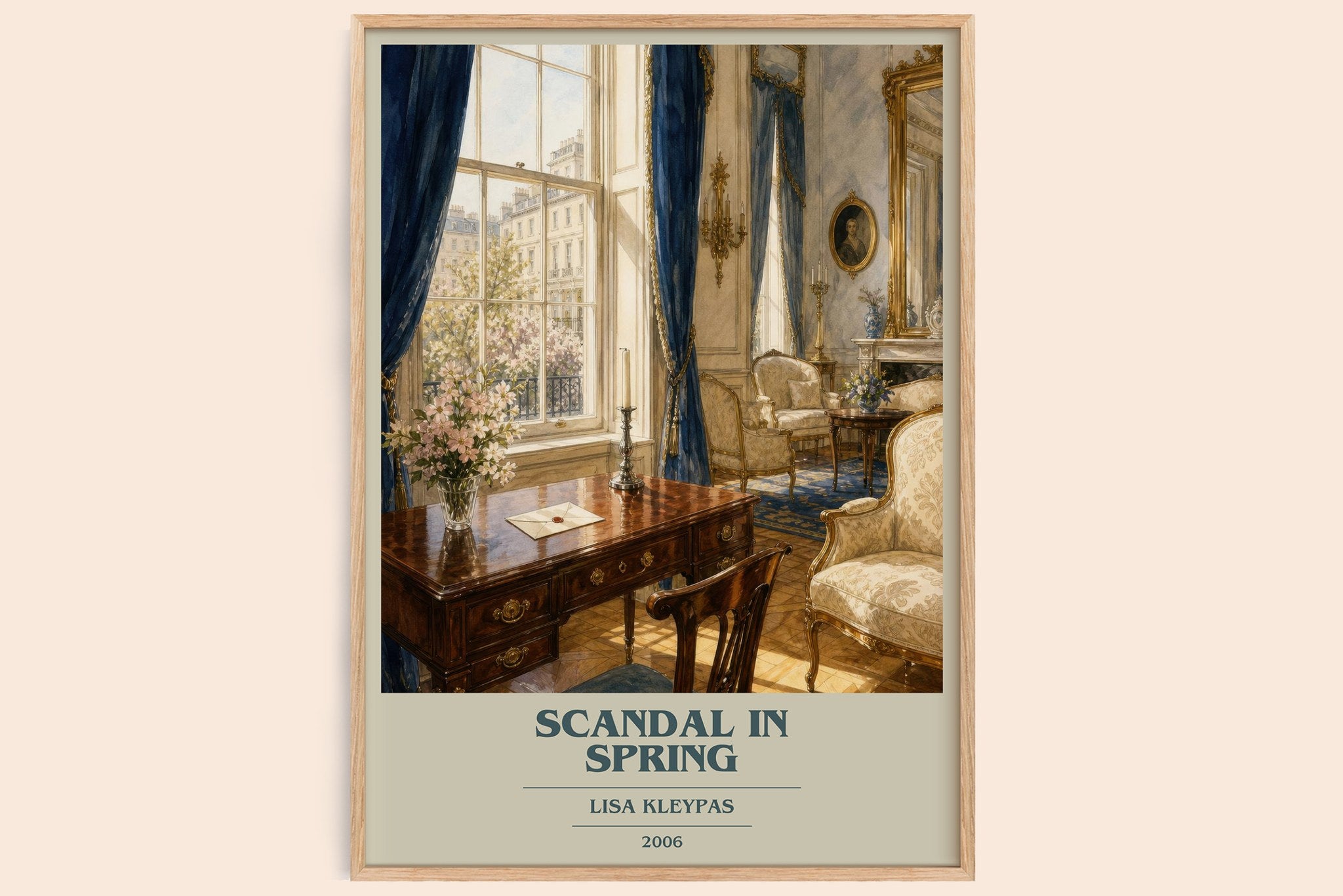 Scandal in Spring Book Cover Poster by Lisa Kleypas