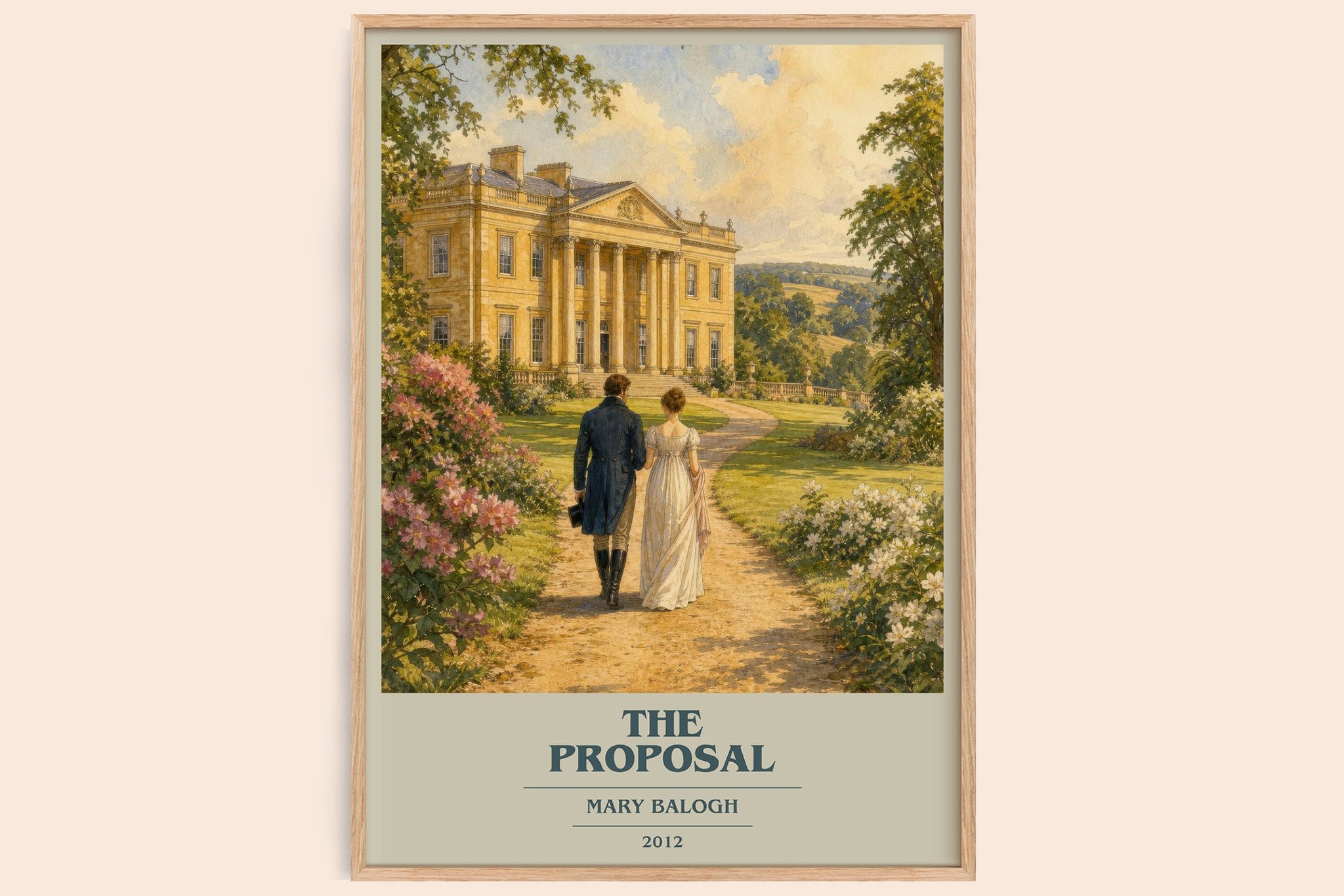 The Proposal Book Cover Poster by Mary Balogh