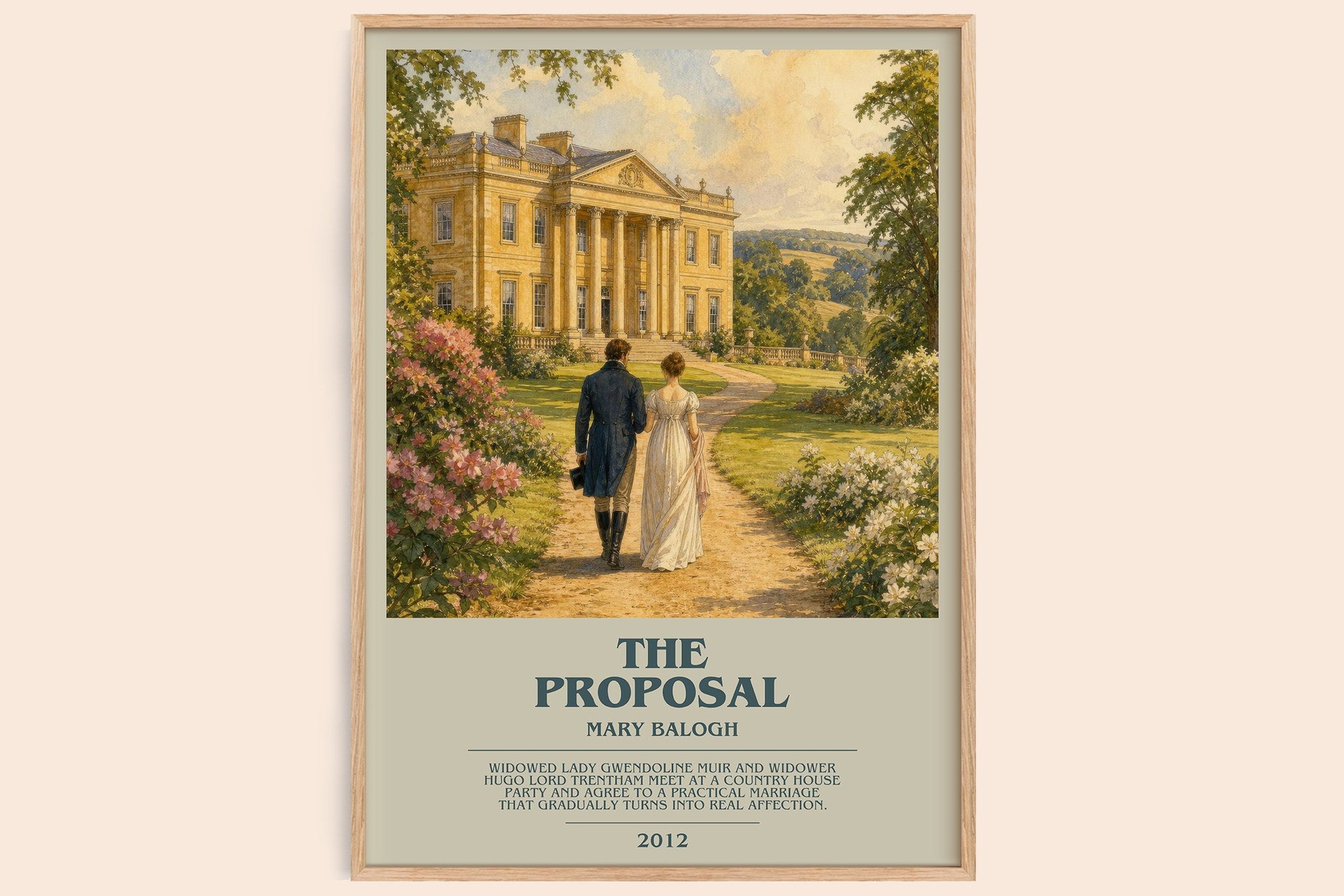 The Proposal Bookish Wall Art by Mary Balogh