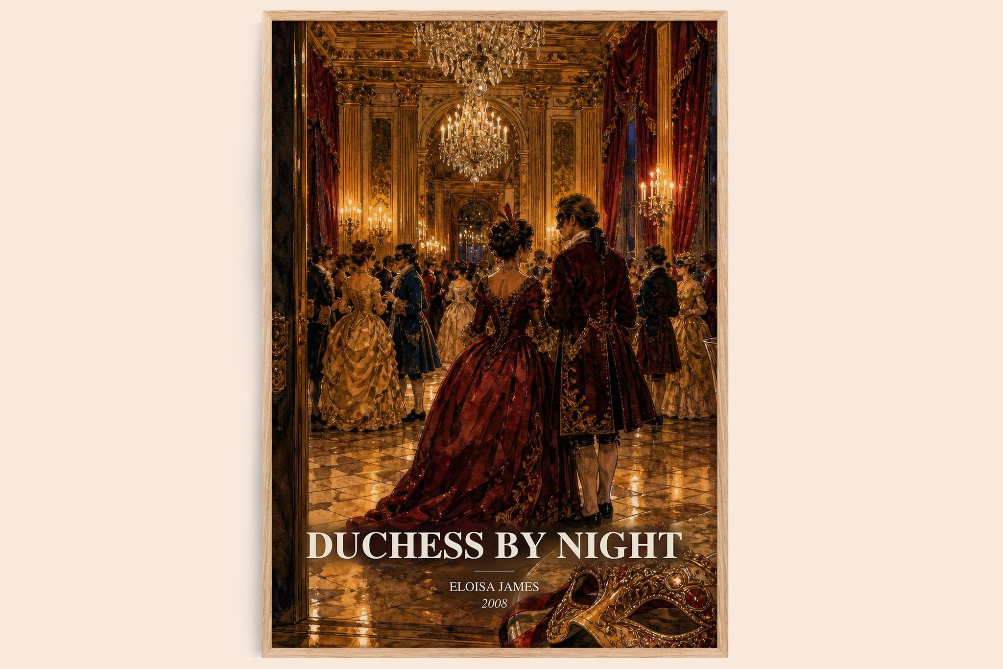 Duchess by Night Book Watercolour Illustration by Eloisa James