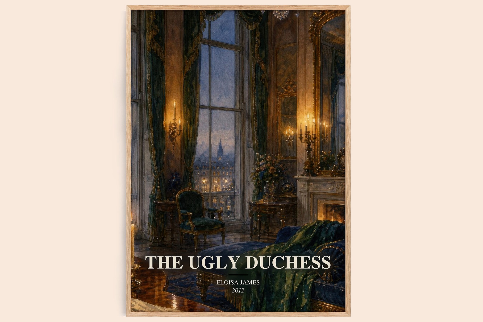 The Ugly Duchess Book Watercolour Illustration by Eloisa James