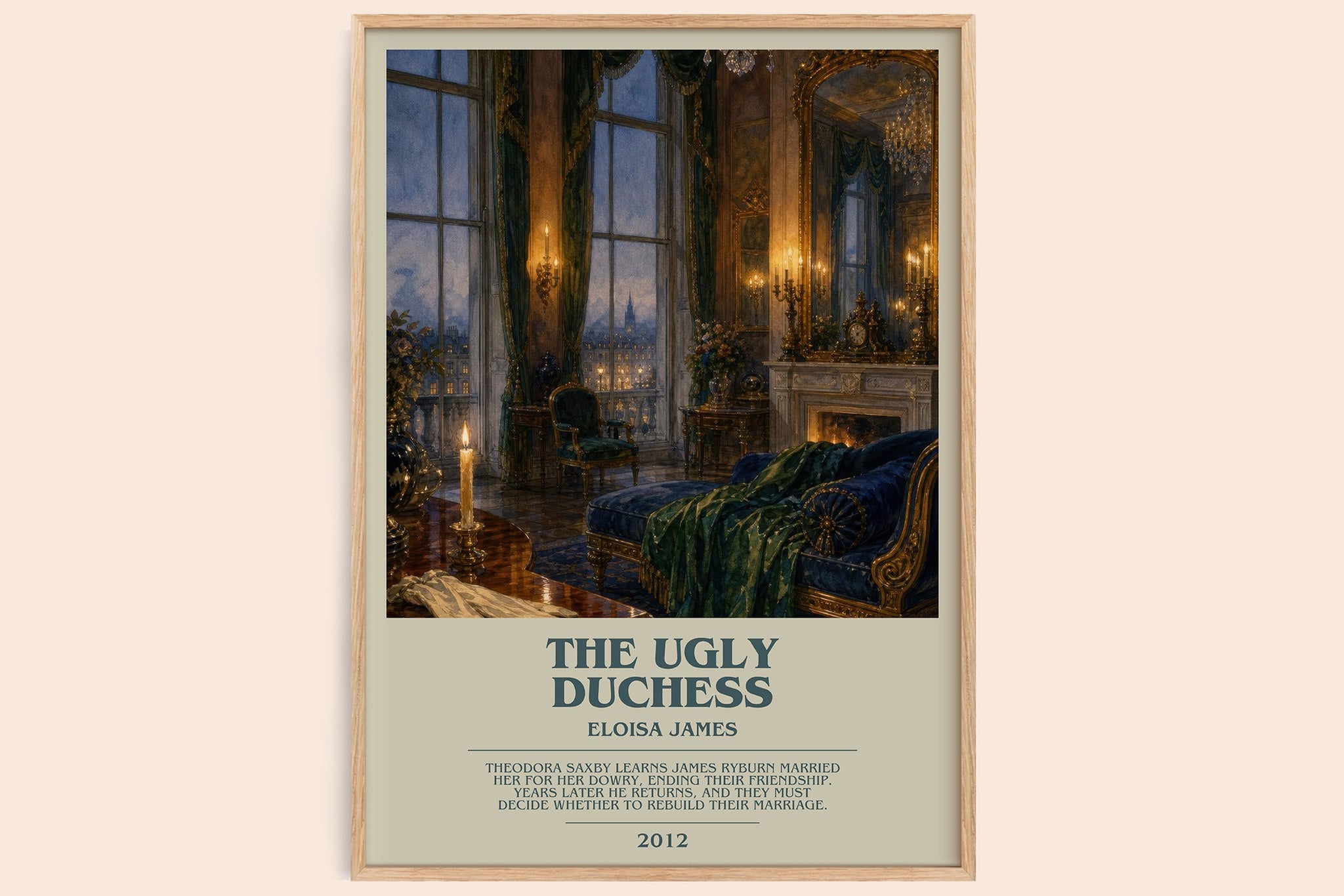 The Ugly Duchess Bookish Wall Art by Eloisa James