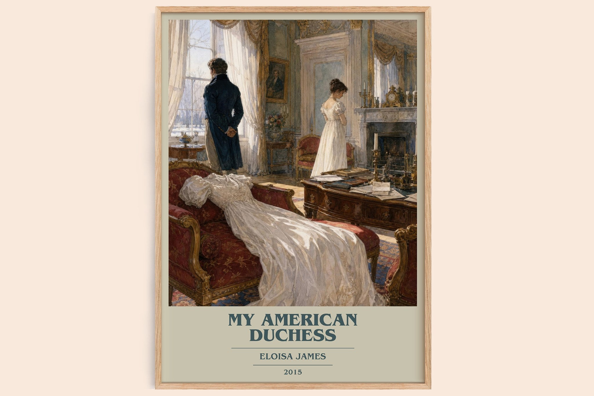 My American Duchess Book Cover Poster by Eloisa James