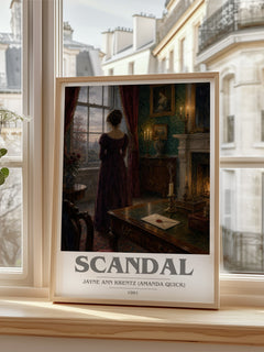 Scandal book cover poster colour and style options – Jayne Ann Krentz (Amanda Quick) book art