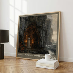 Ravished literary print framed by window – literary home decor