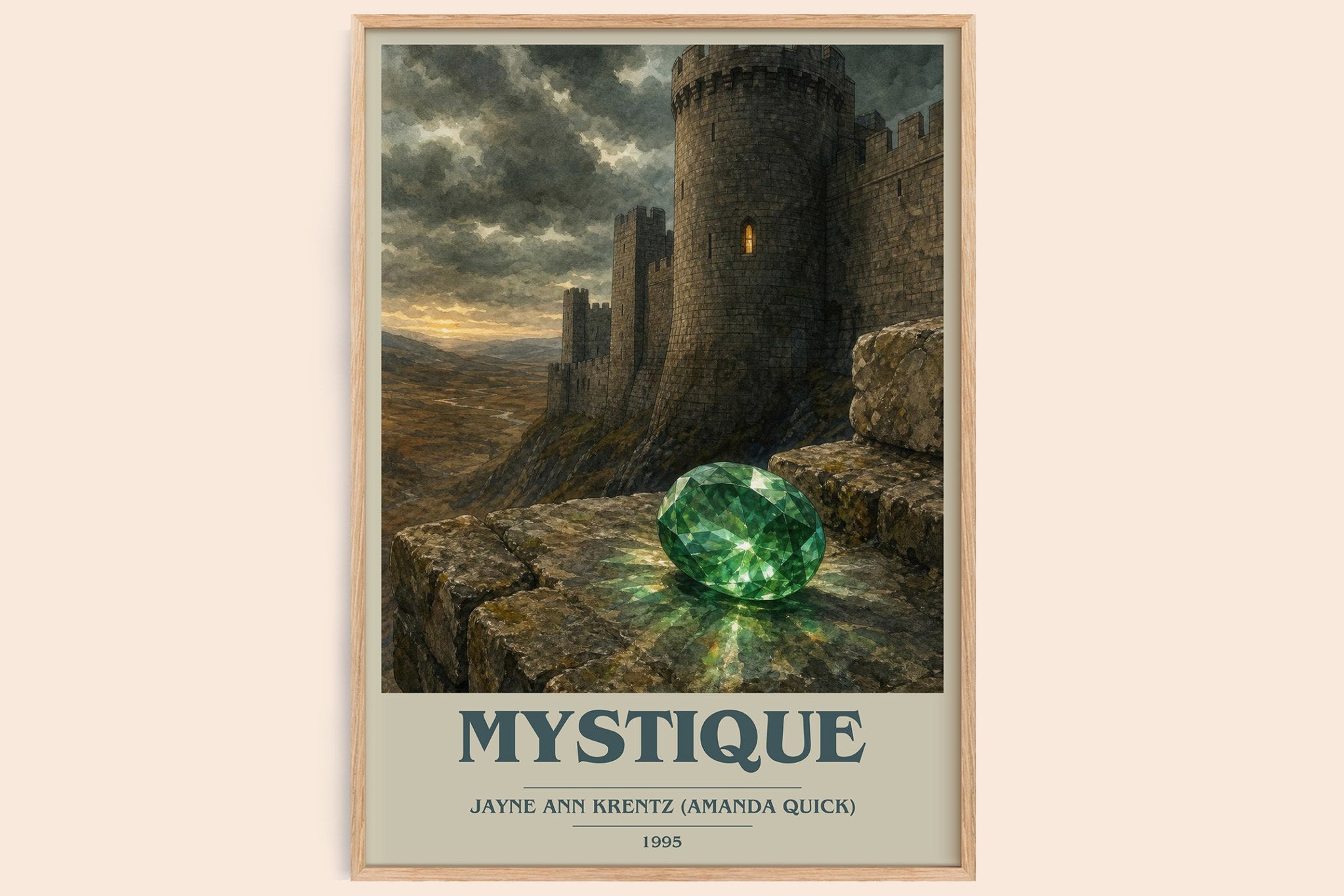 Mystique Book Cover Poster by Jayne Ann Krentz (Amanda Quick)