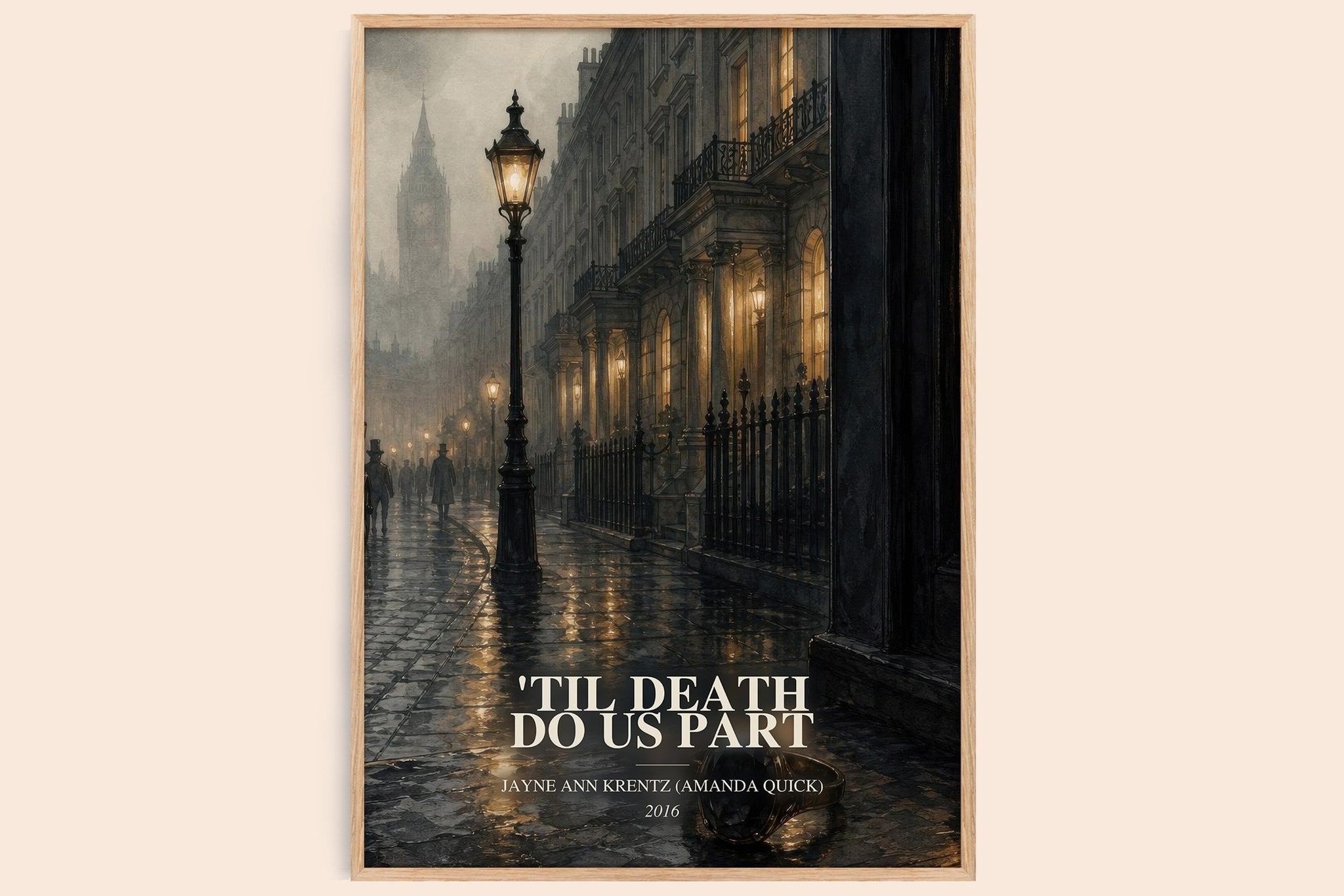'Til Death Do Us Part Book Watercolour Illustration by J. Quick)