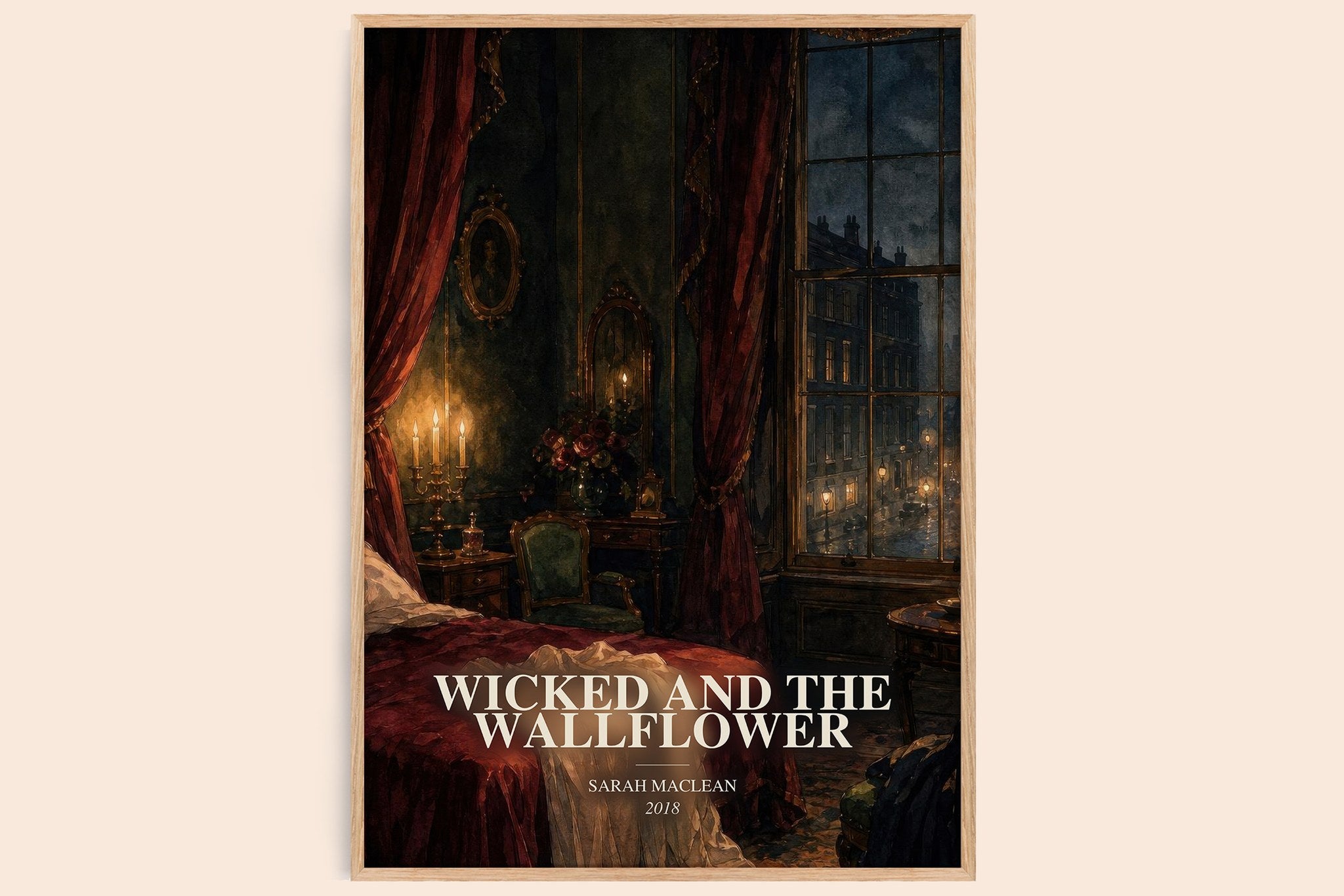 Wicked and the Wallflower Book Watercolour Illustration by S. MacLean