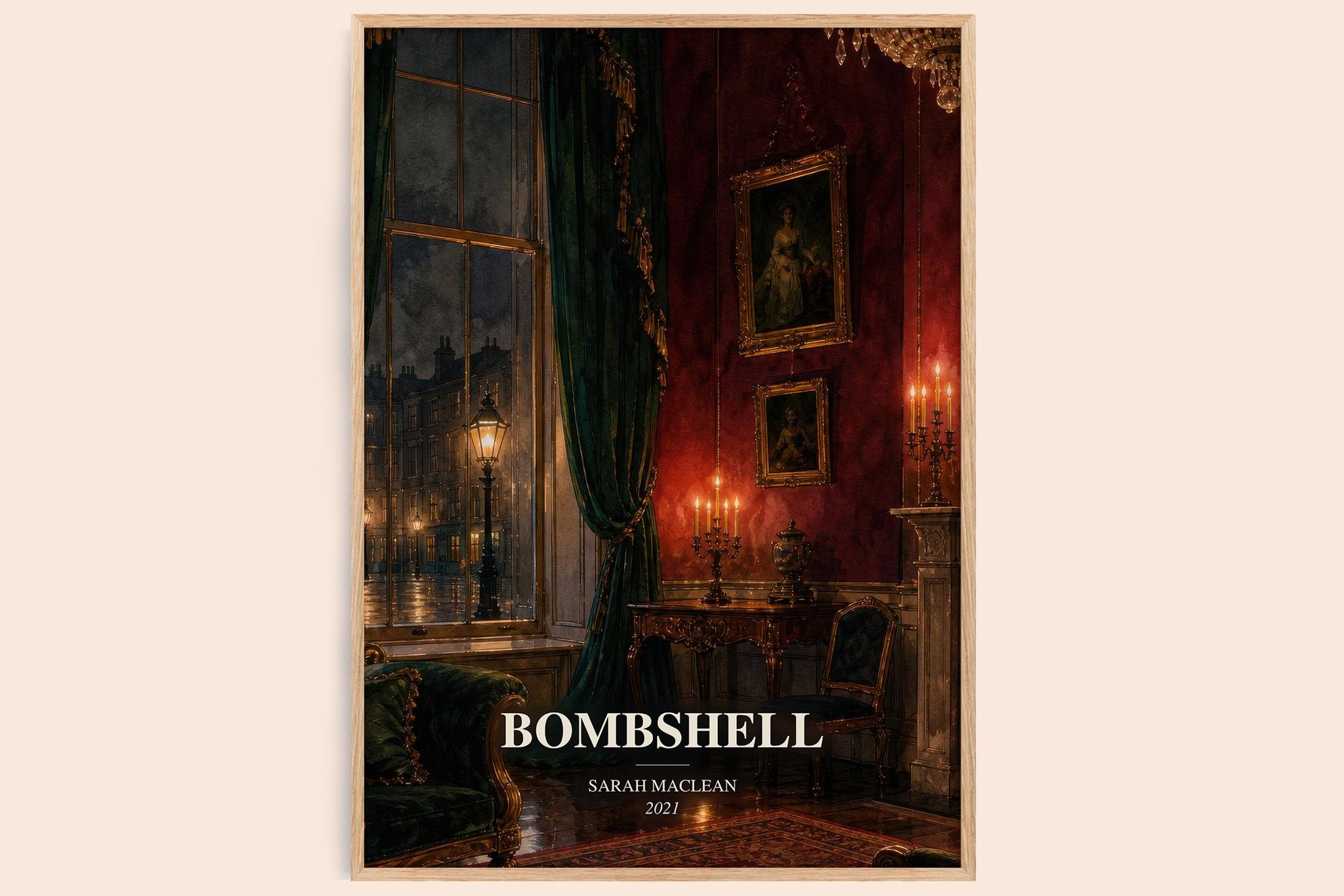 Bombshell Book Watercolour Illustration by Sarah MacLean