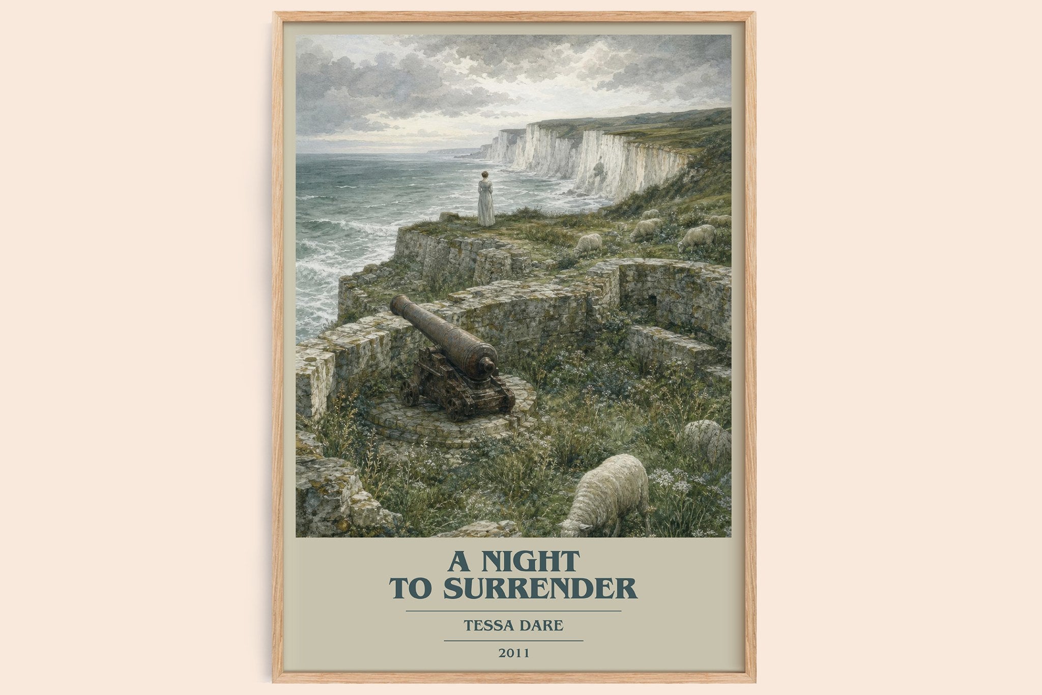 A Night to Surrender Book Cover Poster by Tessa Dare