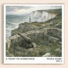 A Night to Surrender literary book poster by Tessa Dare – framed literary art print