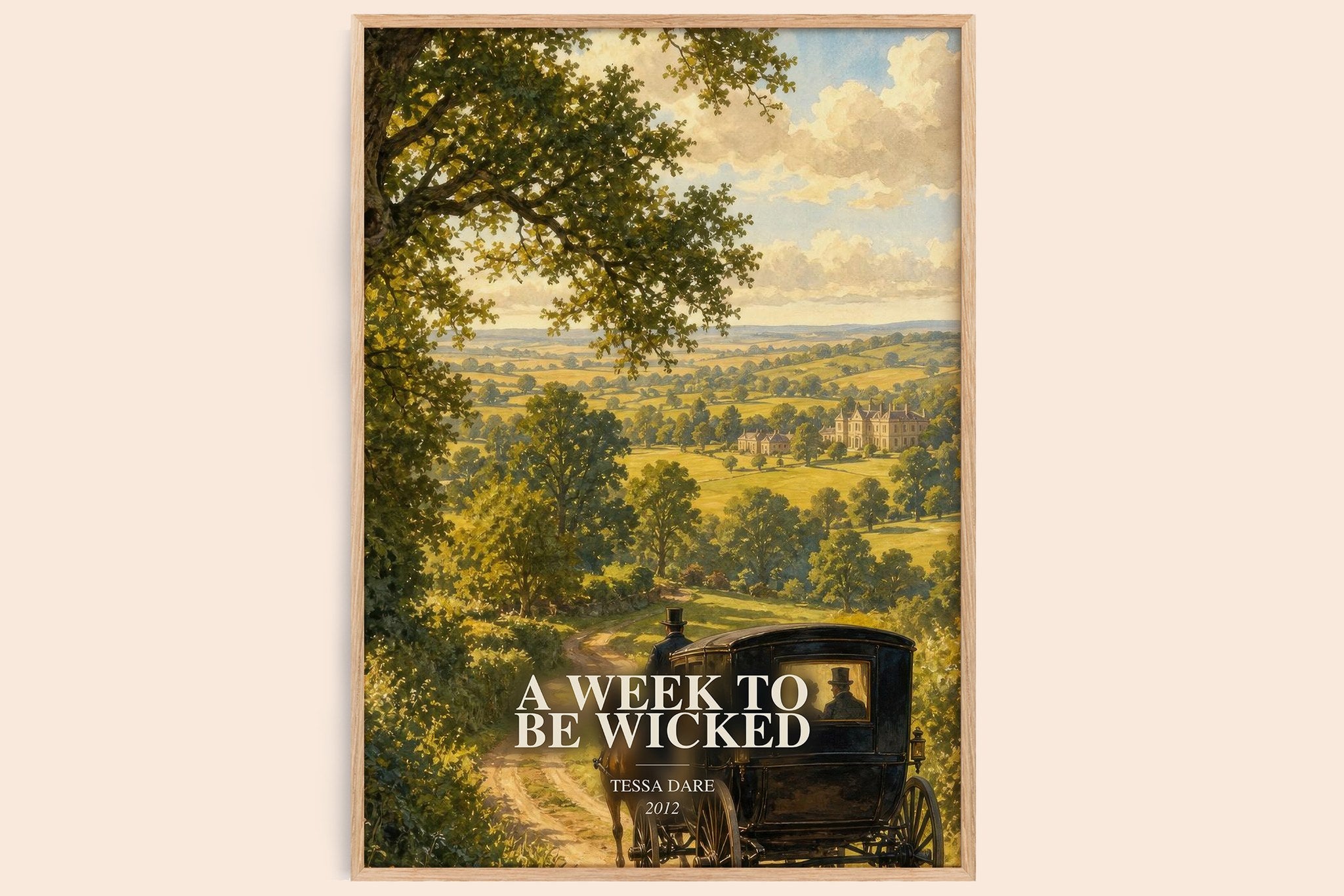 A Week to Be Wicked Book Watercolour Illustration by Tessa Dare