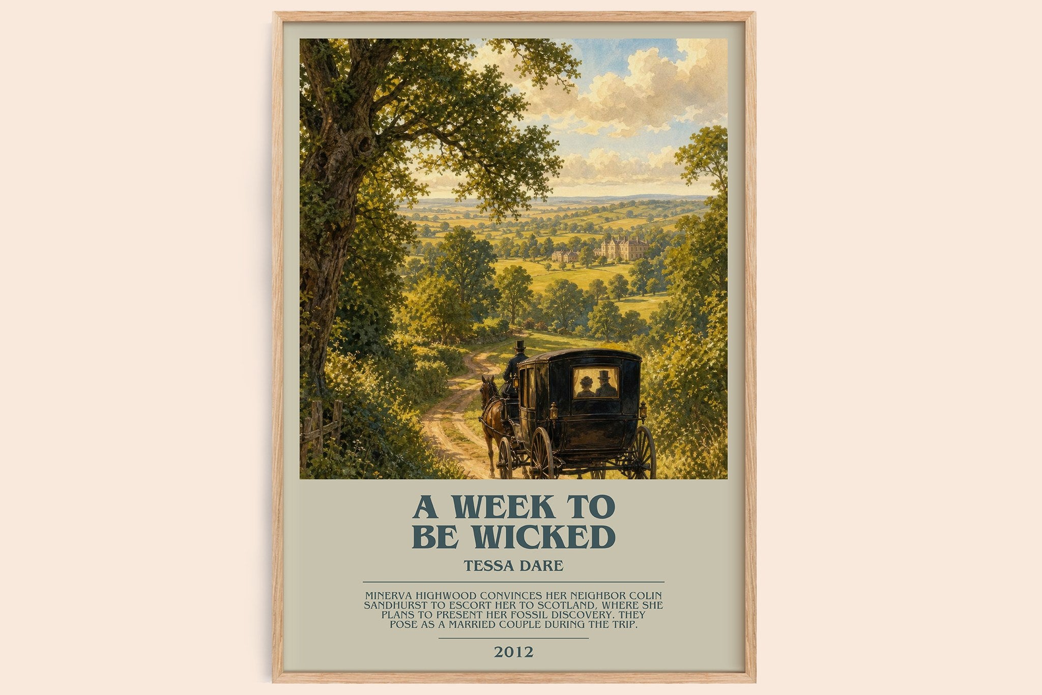 A Week to Be Wicked Bookish Wall Art by Tessa Dare