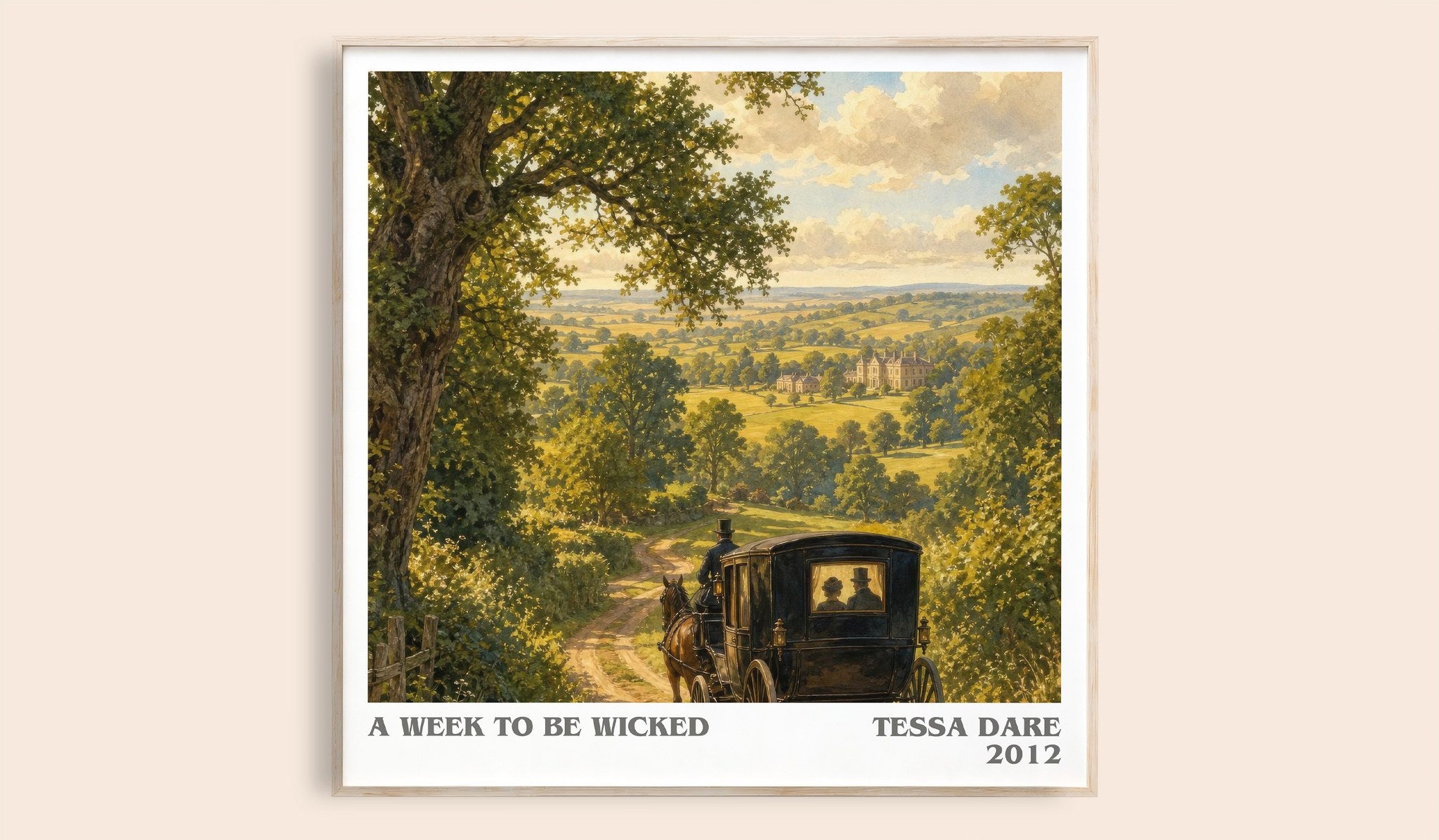 A Week to Be Wicked Literary Art Print by Tessa Dare