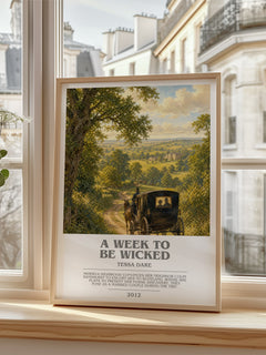A Week to Be Wicked bookish poster colour and style options – Tessa Dare book art
