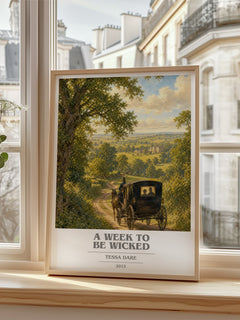 A Week to Be Wicked book cover poster colour and style options – Tessa Dare book art