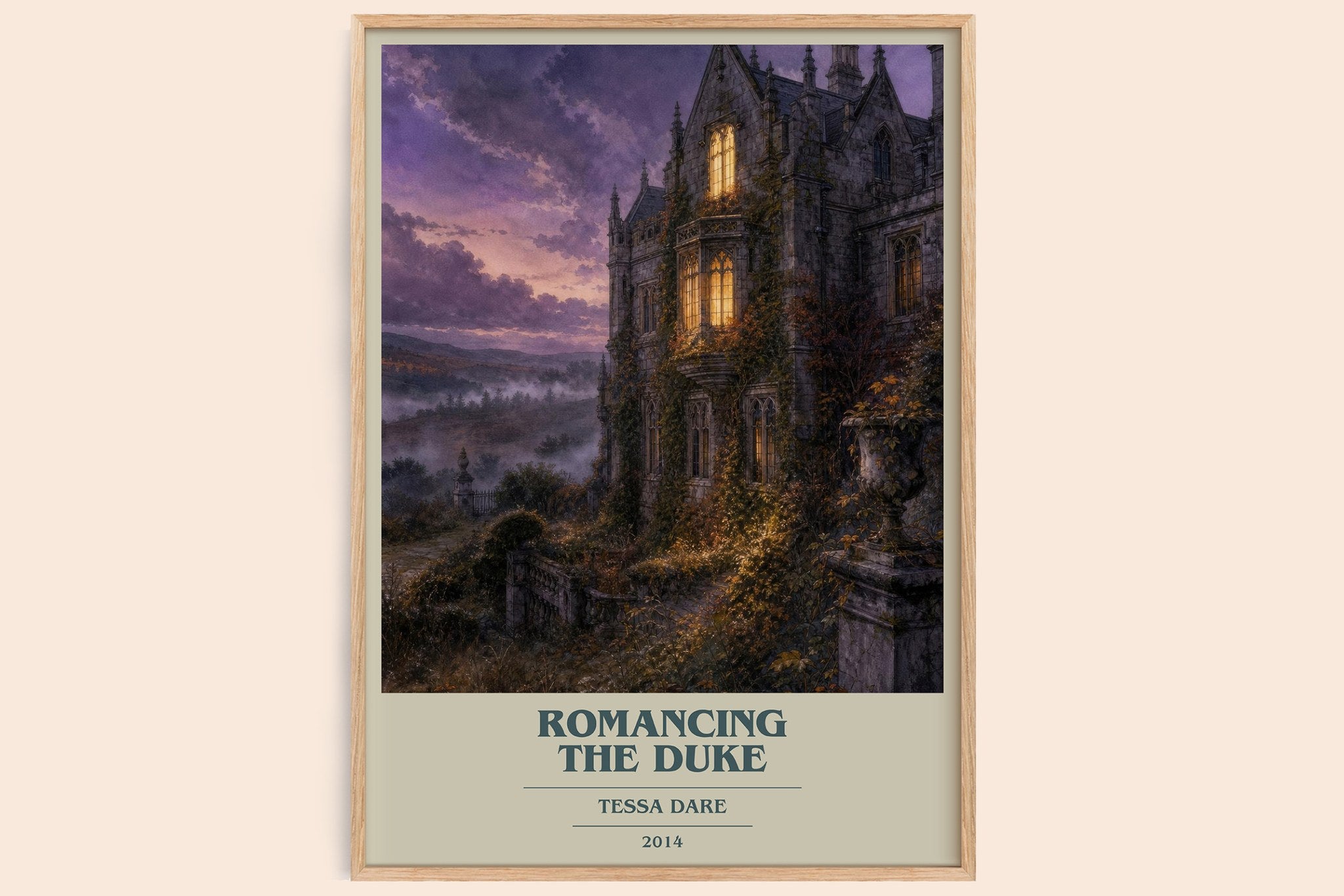 Romancing the Duke Book Cover Poster by Tessa Dare