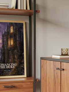 Romancing the Duke book watercolour illustration paper finish options – matte satin gloss