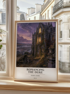 Romancing the Duke book cover poster colour and style options – Tessa Dare book art