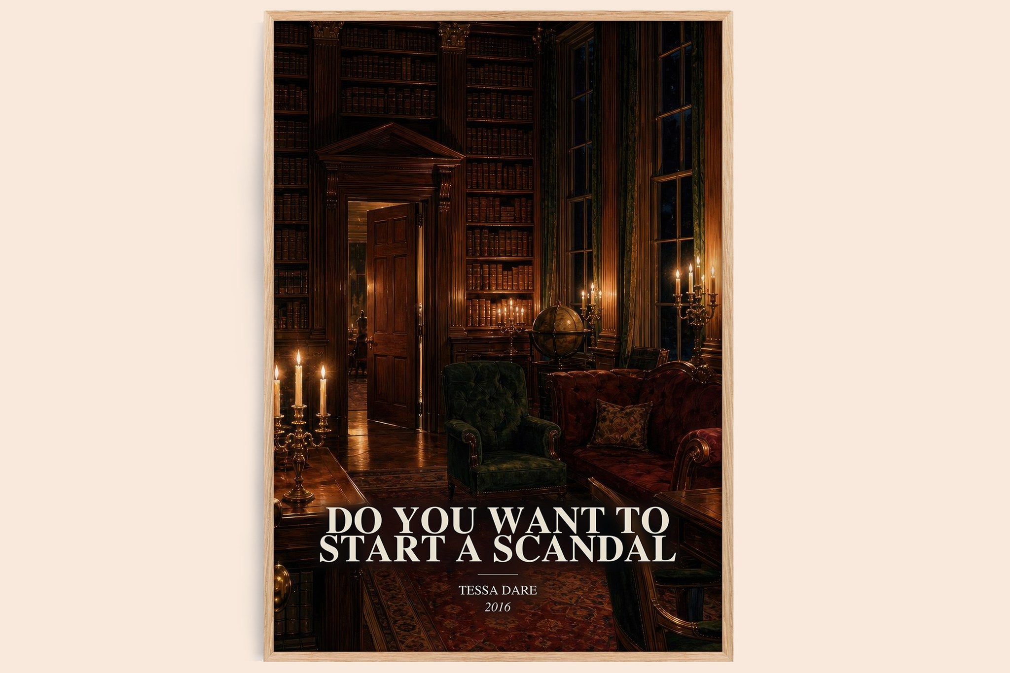 Do You Want to Start a Scandal Book Watercolour Illustration by Tessa Dare
