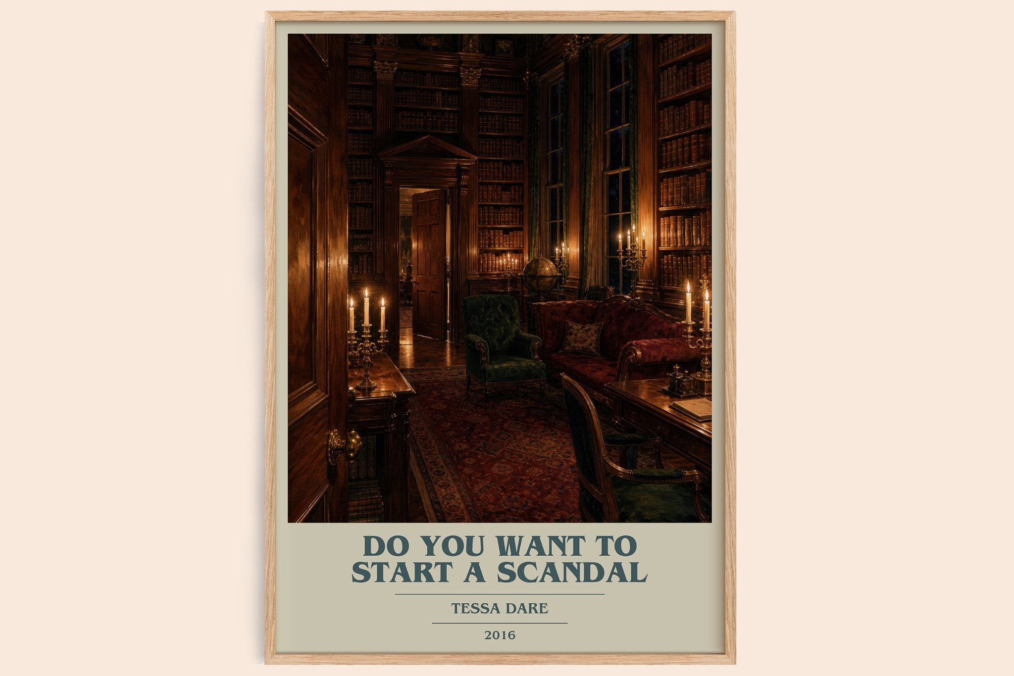 Do You Want to Start a Scandal Book Cover Poster by Tessa Dare