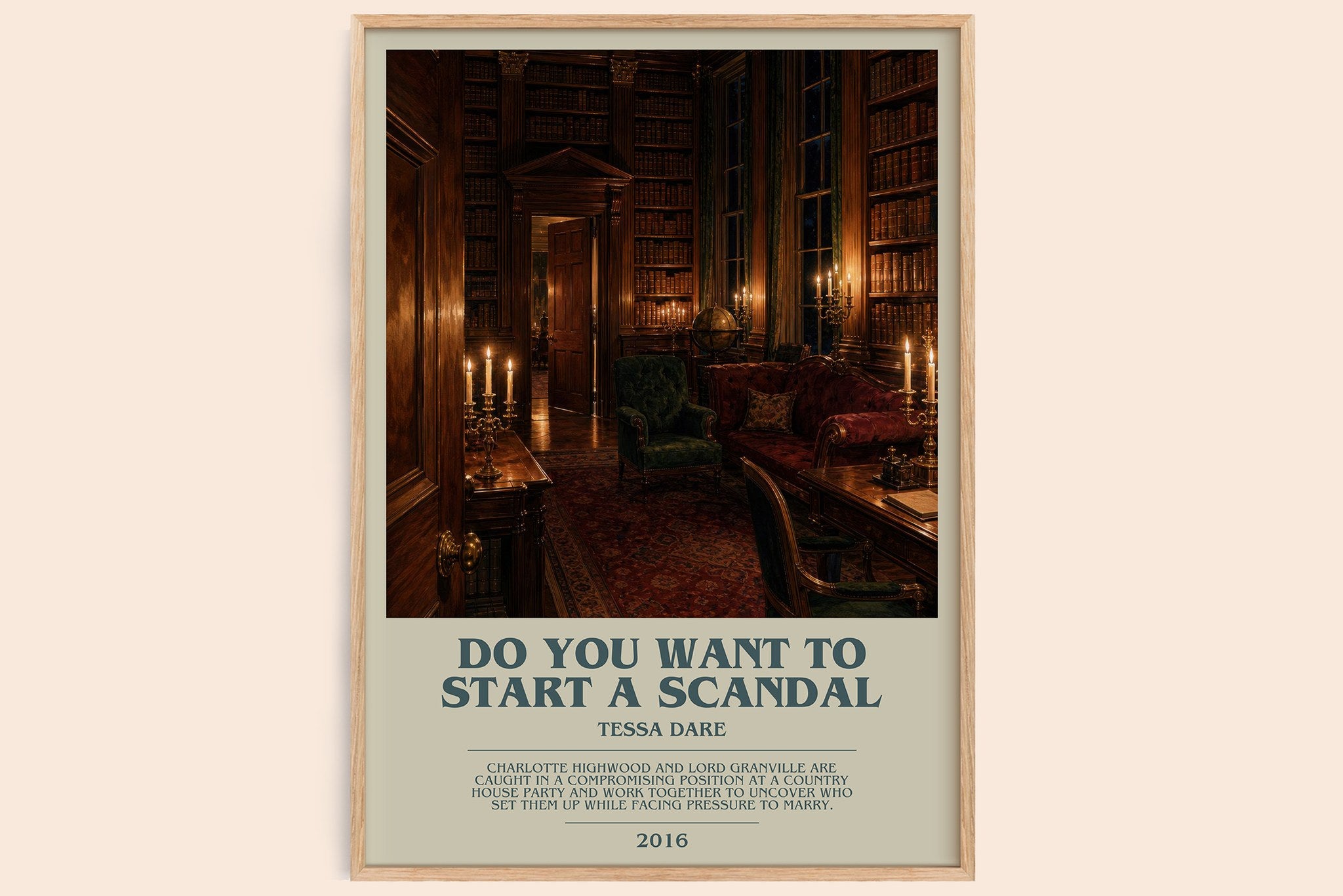 Do You Want to Start a Scandal Bookish Wall Art by Tessa Dare