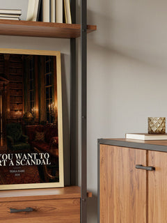 Do You Want to Start a Scandal book watercolour illustration paper finish options – matte satin gloss