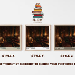 Do You Want to Start a Scandal literary print in frame leaning in hallway – romance wall art