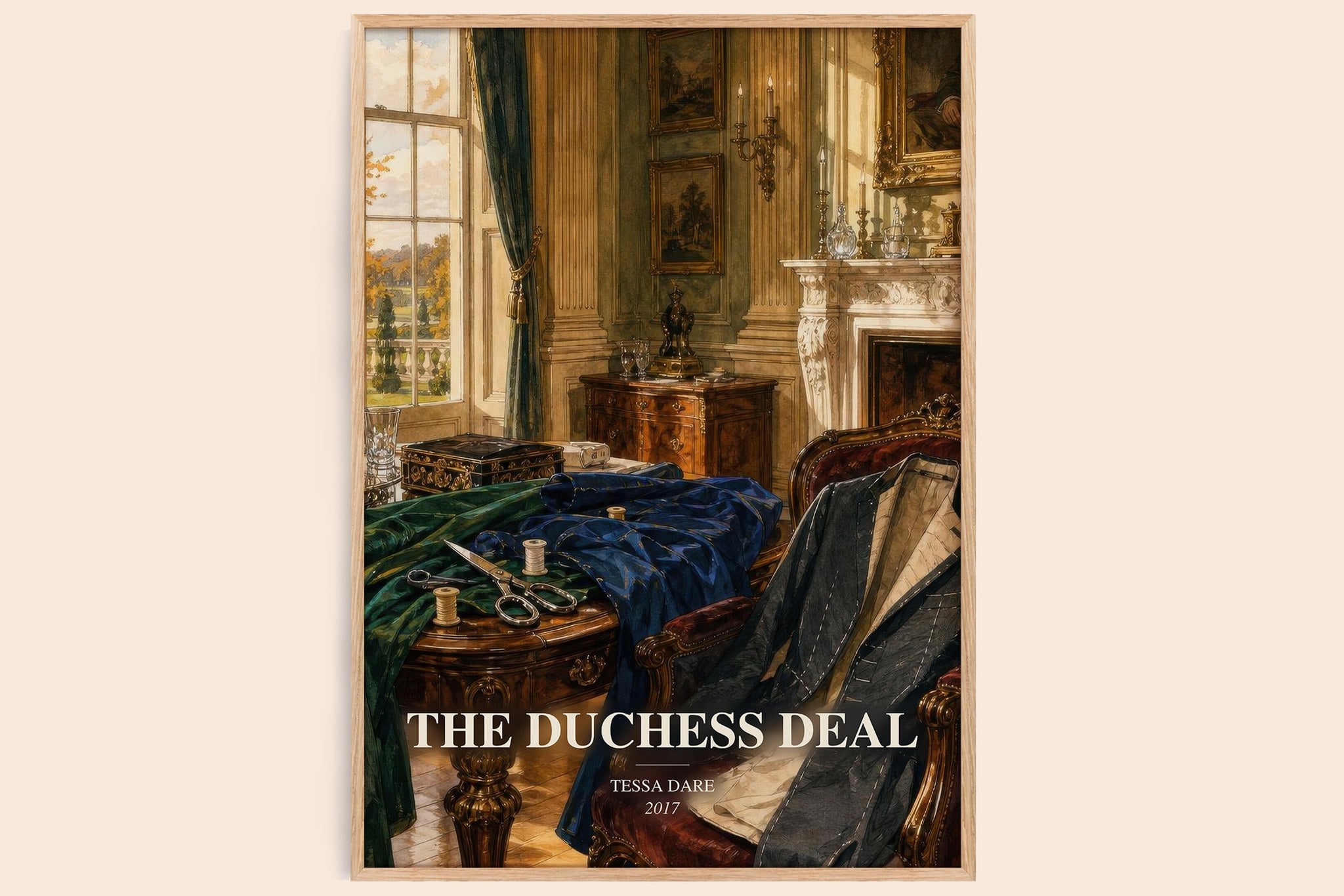 The Duchess Deal Book Watercolour Illustration by Tessa Dare
