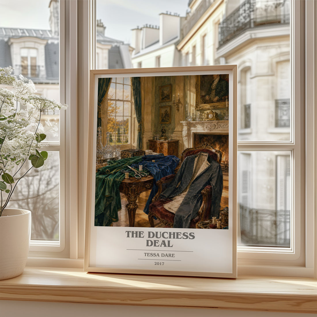 The Duchess Deal book cover poster colour and style options – Tessa Dare book art