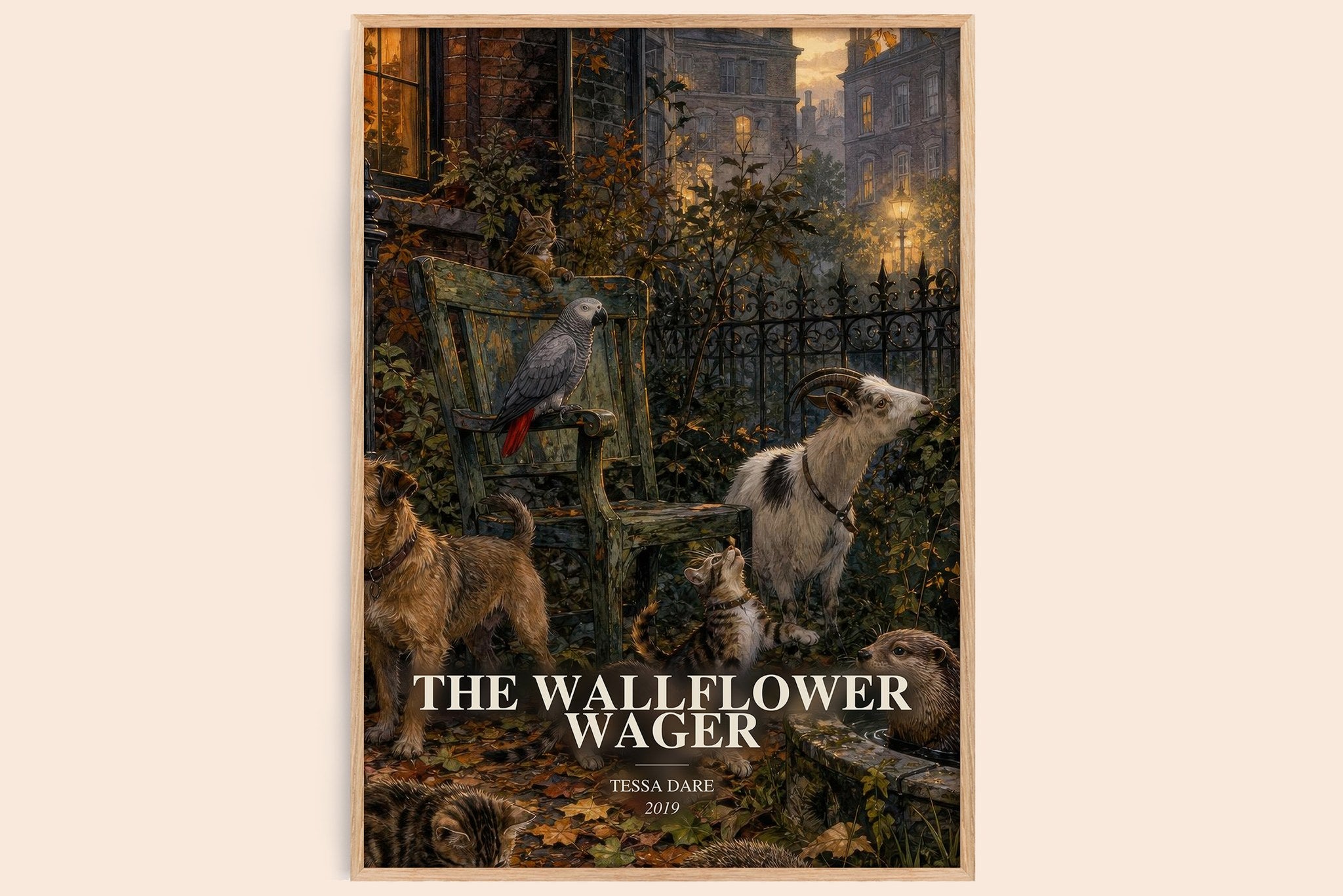 The Wallflower Wager Book Watercolour Illustration by Tessa Dare
