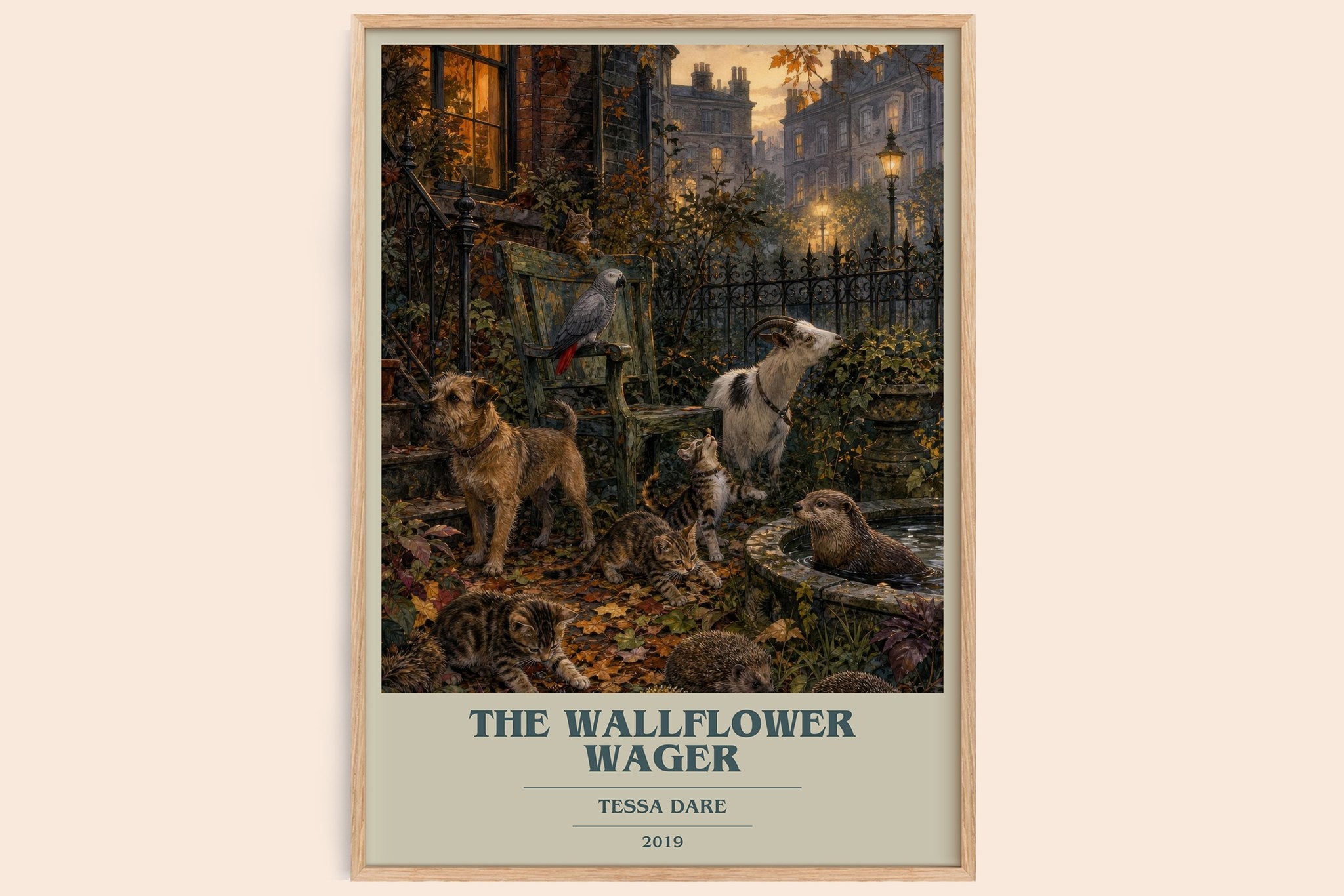 The Wallflower Wager Book Cover Poster by Tessa Dare