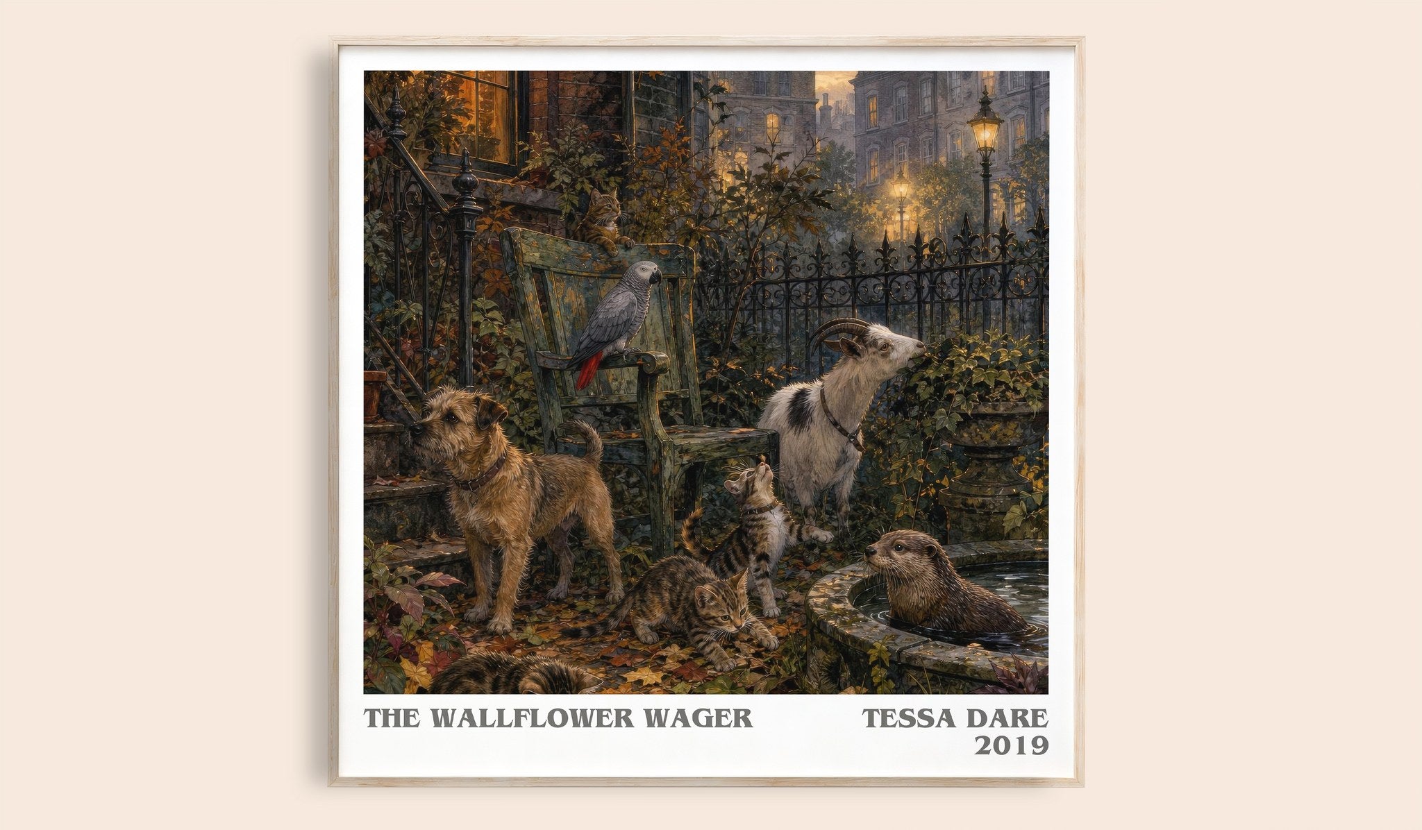 The Wallflower Wager Literary Art Print by Tessa Dare