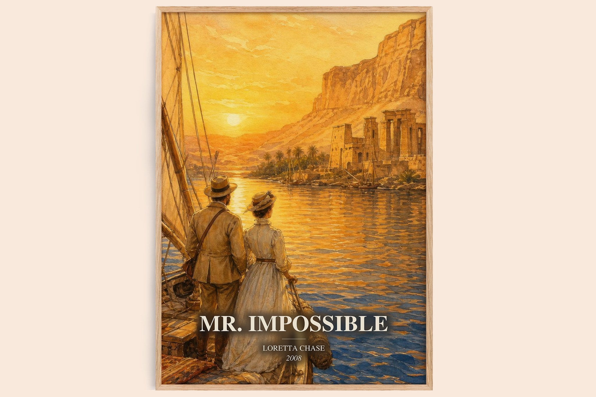 Mr. Impossible Book Watercolour Illustration by Loretta Chase