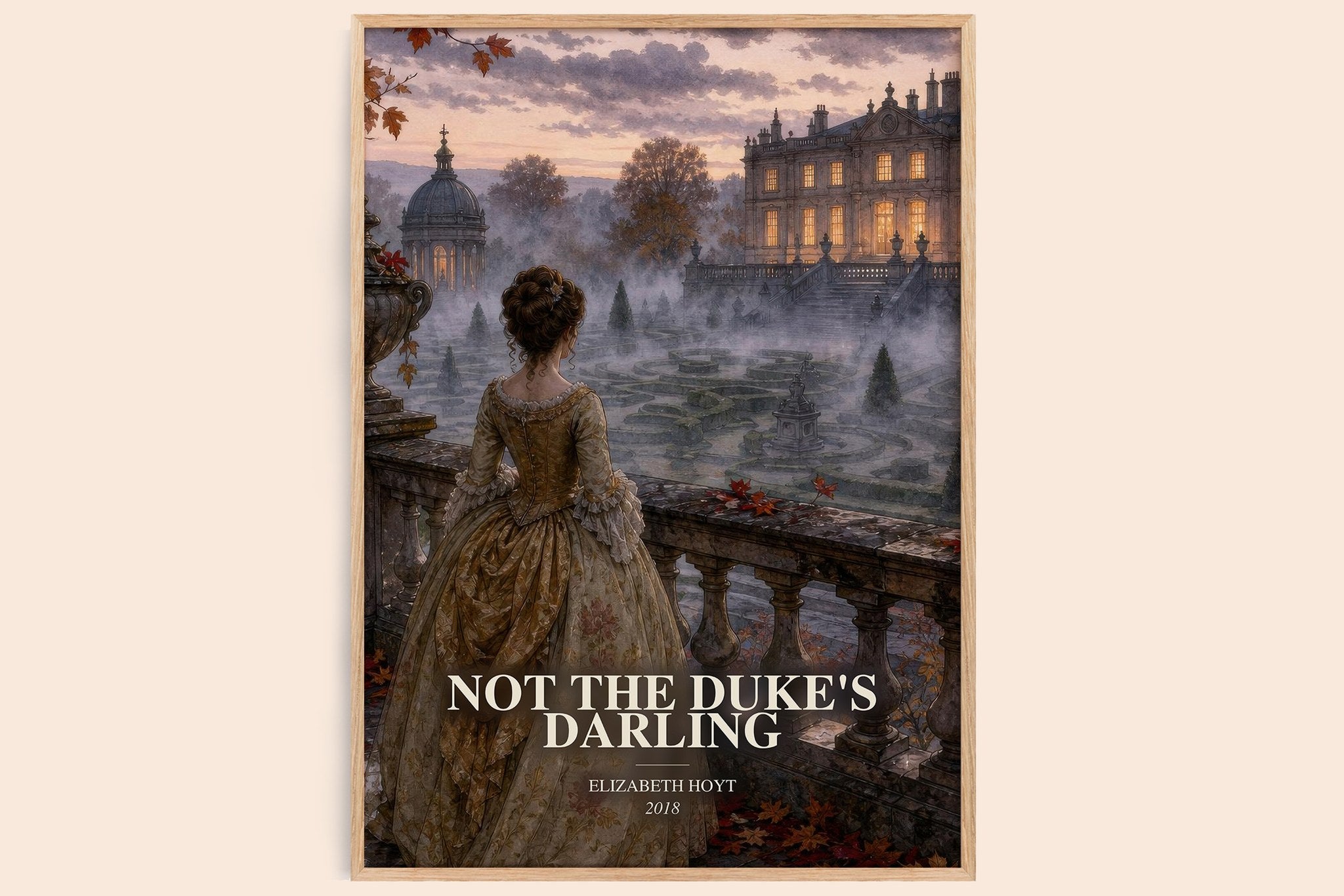 Not the Duke's Darling Book Watercolour Illustration by Elizabeth Hoyt