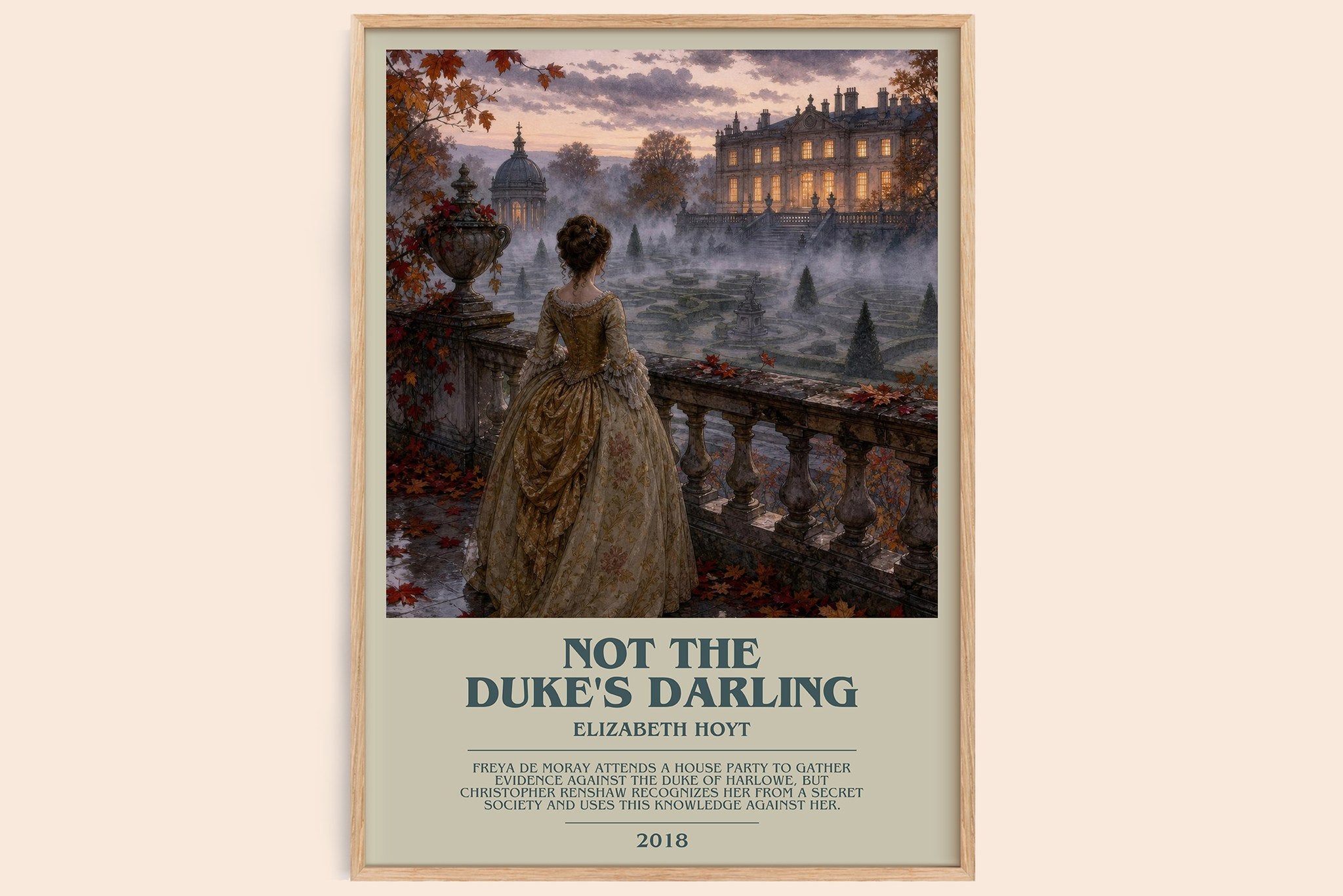 Not the Duke's Darling Bookish Wall Art by Elizabeth Hoyt