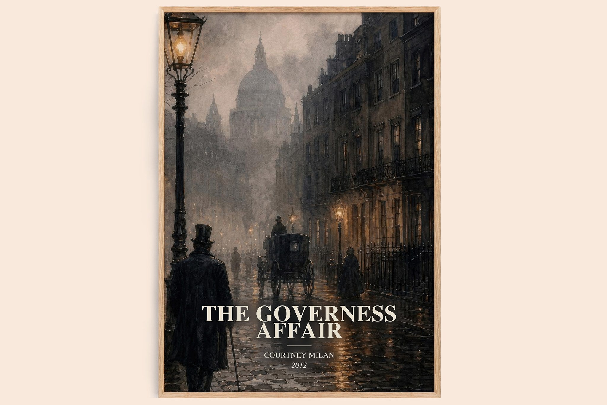 The Governess Affair Book Watercolour Illustration by Courtney Milan