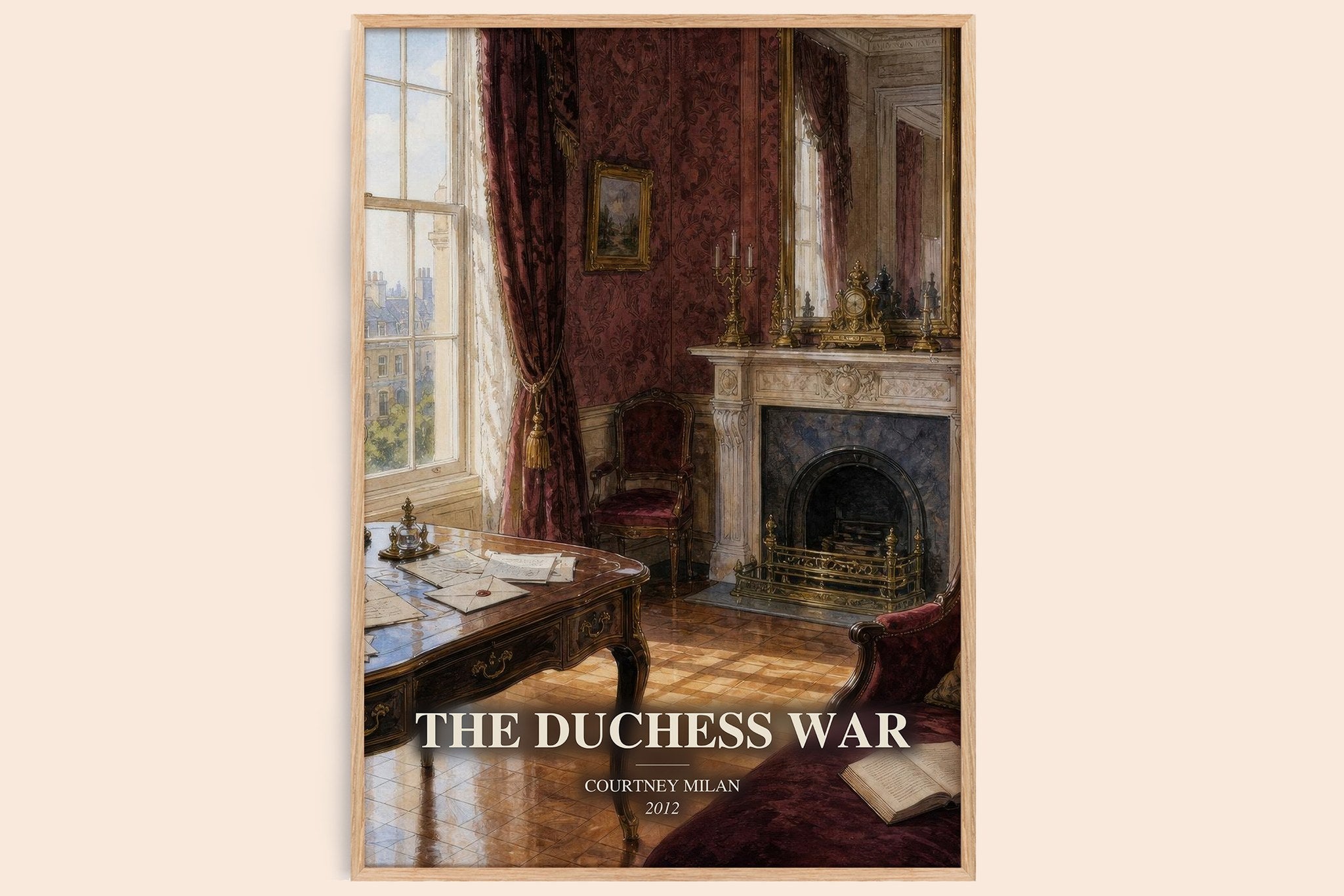 The Duchess War Book Watercolour Illustration by Courtney Milan